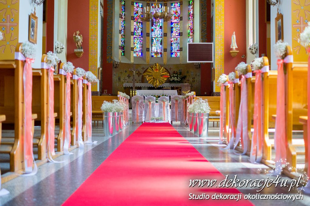 Dekoracja kosciola w Trzebownisku