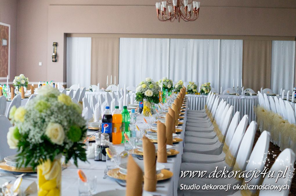 Dekoracja sali Dwor Galicja Brandwica