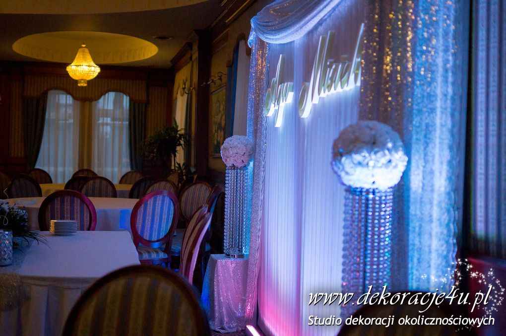 Dekoracja sali Nowy Dwor w Zaczerniu